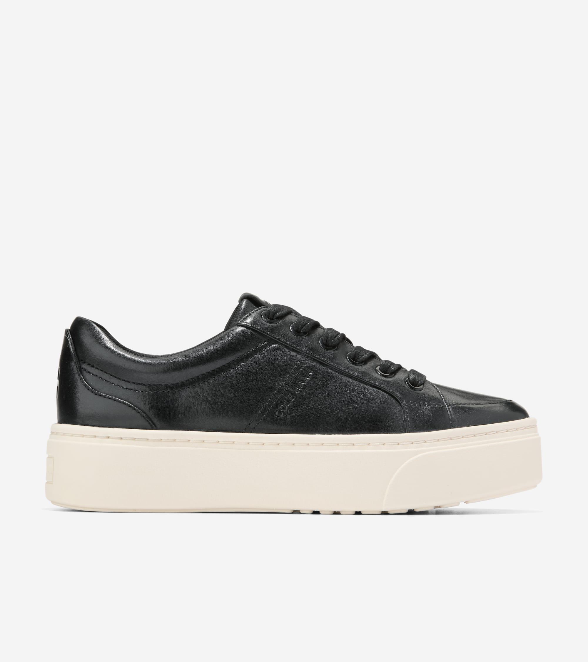 Cole haan fashion black leather sneakers